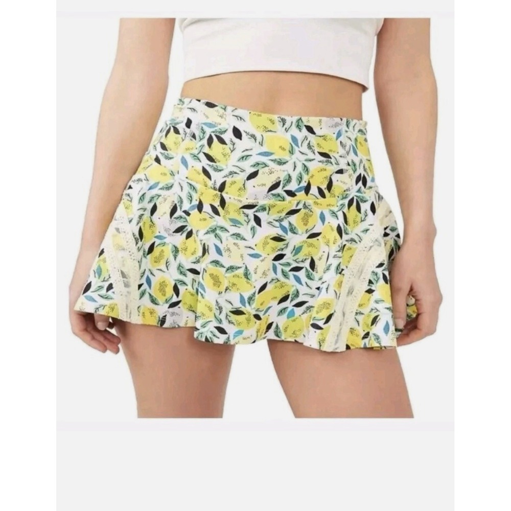 Free People Movement Pleats and Thank You Skort Lemons Tennis Ball Holder Medium